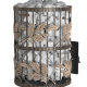 Чугунная банная печь Эверест Ковка 24 (280) закрытая каменка