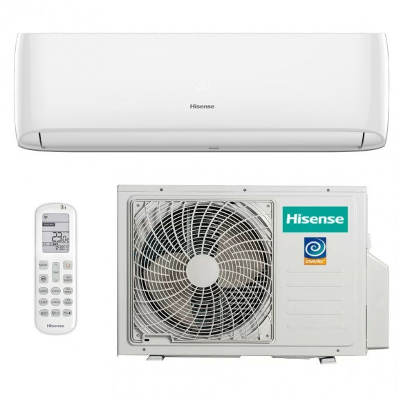 Инверторный настенный кондиционер (сплит-система) Hisense AS-24UW4RBTCA00 Wi-Fi Инверторный настенный кондиционер (сплит-система) Hisense AS-24UW4RBTCA00 Wi-Fi