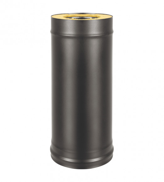 Сэндвич-труба BLACK (AISI 430/0,8мм), L-0,5м (150x250)