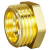 Футорка LD Pride DN25х20 (1"НР х 3/4" ВР) латунь (бирка)