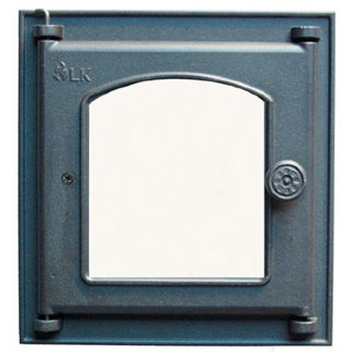 LK 361 дверка топочная со стеклом (250х280)