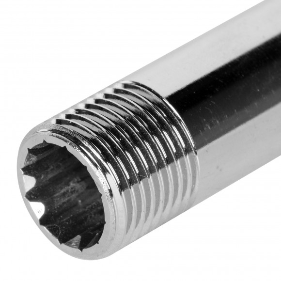 Бочонок хром Royal Thermo 1/2"x80 нар. - нар. Бочонок хром Royal Thermo 1/2"x80 нар. - нар.