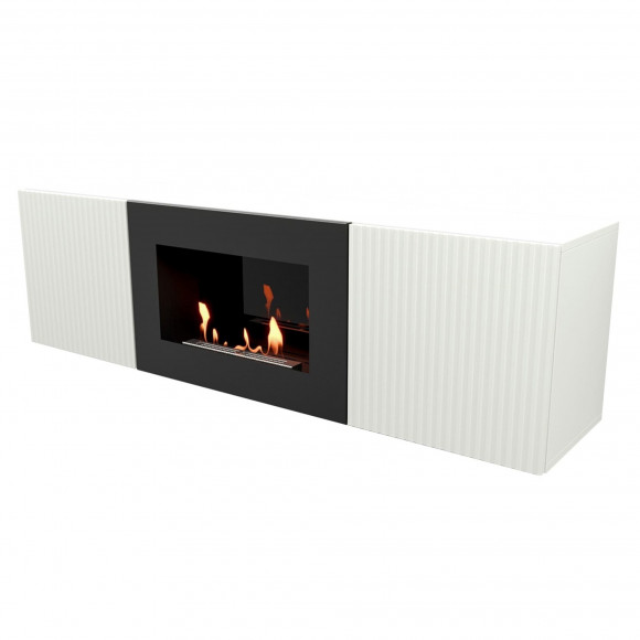 Тумба с биокамином Firelight BFP/P-1400L белая Тумба с биокамином Firelight BFP/P-1400L белая