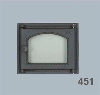451 SVT печная дверца со стеклом (250х300)  