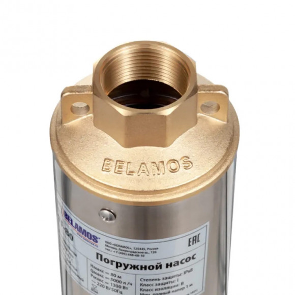 Насос BELAMOS 3TF-145/4 каб. 80м, диам. 78мм, центробежный