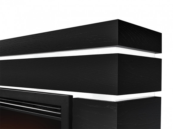 Портал Firelight Moderno 30 шпон чёрный дуб Портал Firelight Moderno 30 шпон чёрный дуб