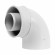 Отвод коаксиальный промежуточный Royal Thermo 60/100, 90 гр. M/M, подкл. через хомут Отвод коаксиальный промежуточный Royal Thermo 60/100, 90 гр. M/M, подкл. через хомут