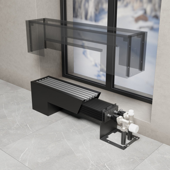 Конвектор напольный Royal Thermo STEP-80/180/2100-1-N-SS-LG-NA Конвектор напольный Royal Thermo STEP-80/180/2100-1-N-SS-LG-NA