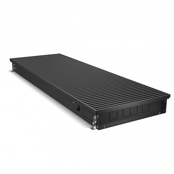 Конвектор внутрипольный Royal Thermo ATRIUM TURBO-90/400/1500-DG-U-BL