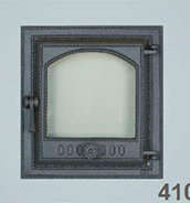 410 SVT каминная дверца со стеклом(одностворчатая) (325х290)    