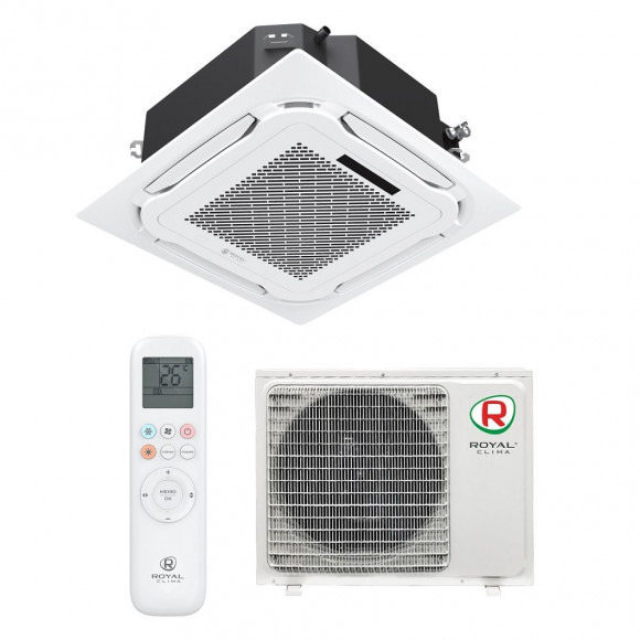 Кассетный кондиционер (сплит-система) Royal Clima CO-4C 36HNXA / CO-E 36HNX Кассетный кондиционер (сплит-система) Royal Clima CO-4C 36HNXA / CO-E 36HNX
