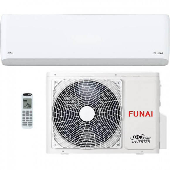 Инверторный настенный кондиционер (сплит-система) Funai RACI-EM25HP.D04/S / RAC-I-EM25HP.D04H/U Инверторный настенный кондиционер (сплит-система) Funai RACI-EM25HP.D04/S / RAC-I-EM25HP.D04H/U