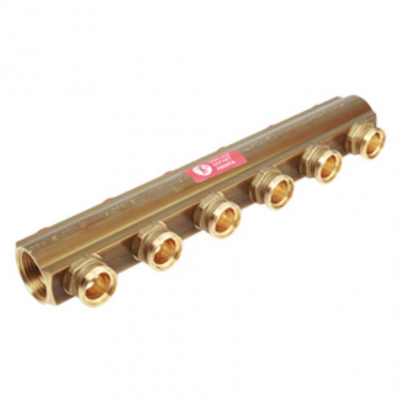 Коллектор Giacomini с отсечными клапанами 1" x 3/4"E /9, R553SY049 Коллектор Giacomini с отсечными клапанами 1" x 3/4"E /9, R553SY049