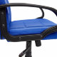 Кресло компьютерное CH747 черное (синее)