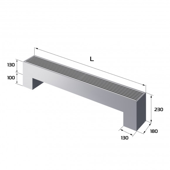 Конвектор напольный Royal Thermo STEP-130/180/900-2-N-SS-LG-NA Конвектор напольный Royal Thermo STEP-130/180/900-2-N-SS-LG-NA