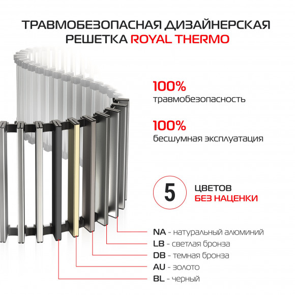 Конвектор внутрипольный Royal Thermo ATRIUM TURBO-80/300/1600-DG-U-AU Конвектор внутрипольный Royal Thermo ATRIUM TURBO-80/300/1600-DG-U-AU