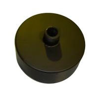 Заглушка с конденсатоотводом одноконтурная LAVA черн. сталь 2 мм 
