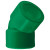 Угольник ПП AntiFire 45гр D50 Green 033956