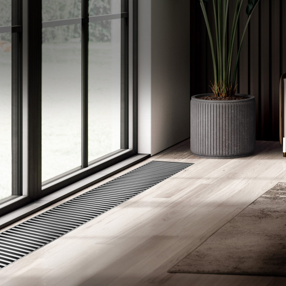 Конвектор внутрипольный Royal Thermo ATRIUM TURBO-150/300/2200-DG-U-NA Конвектор внутрипольный Royal Thermo ATRIUM TURBO-150/300/2200-DG-U-NA
