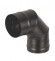 Колено BLACK (AISI 430/0,8мм) 90* 3-х секц. (115) Колено BLACK (AISI 430/0,8мм) 90* 3-х секц. (115)