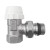 Клапан VIEIR термостатический угл. верх. 3/4" (80/10) VR281