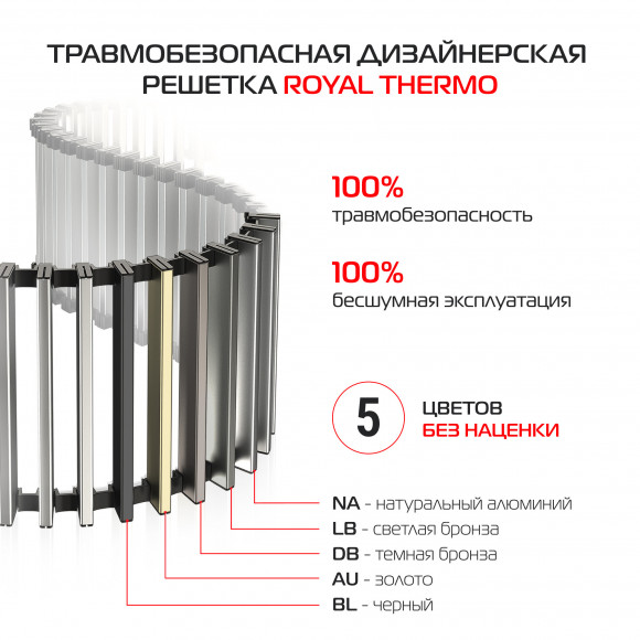 Конвектор внутрипольный Royal Thermo ATRIUM TURBO-90/400/1900-DG-U-AU Конвектор внутрипольный Royal Thermo ATRIUM TURBO-90/400/1900-DG-U-AU