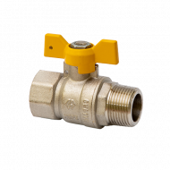 Кран Газовый MVI 3/4"внутренняя-наружная, бабочка Кран Газовый MVI 3/4"внутренняя-наружная, бабочка