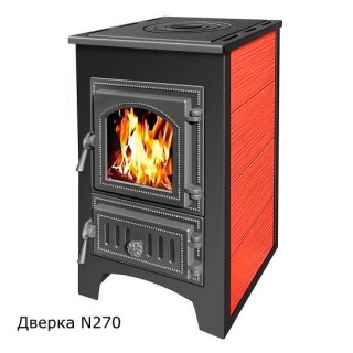 Везувий ПК-01 печь-камин с плитой (керам.)