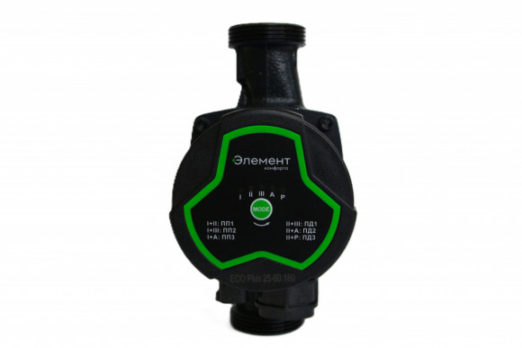 Циркуляционный насос ECO Plus 25-60 180 (с комплектом гаек)