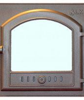 LK 305 дверка топочная со стеклом (410х410)
