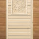 Дверь глухая липа с рисунком (коробка осина) 1900х700