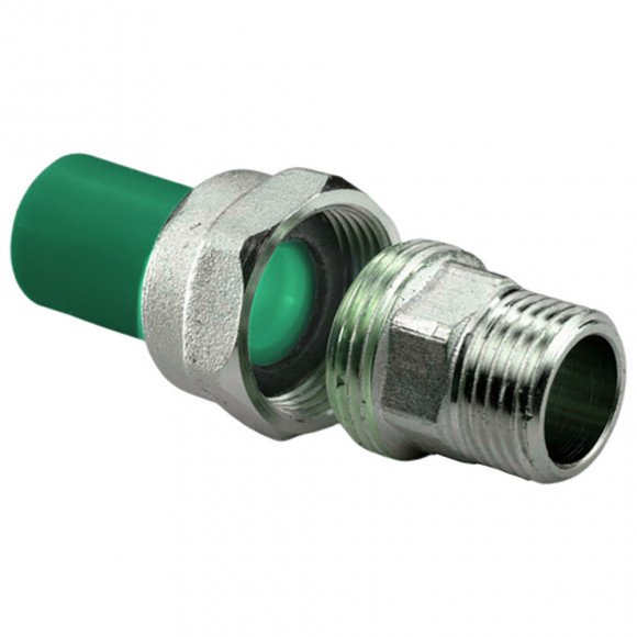 Муфта комбинир. раз. ПП AntiFire D32-1 1/4"НР Green 034065