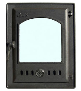 LK 310 дверка топочная со стеклом (250х350)