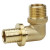 Угол VARMEGA Slide-fit 90 гр., НР, 20x1/2", аксиальный, латунь, VM51413