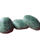 Камень Жадеит Чёрный принц шлифованный (ведро 10 кг)